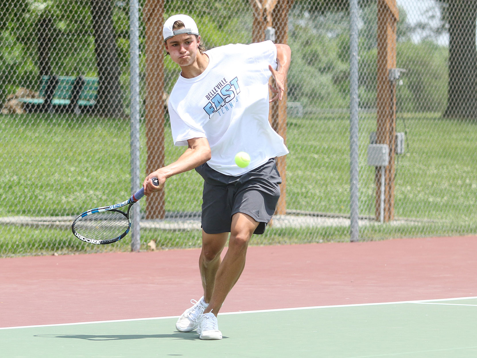 Belleville East's Max Skaer vs. Edwardsville's Zach Trimpe